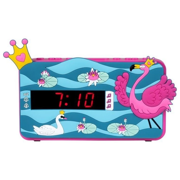 Réveil LED BIGBEN INTERACTIVE R15PRINCESS3D - Effet 3D - Décor princesse Réveil LED BIGBEN INTERACTIVE R15PRINCESS3D - Effet 3D - Décor princesse