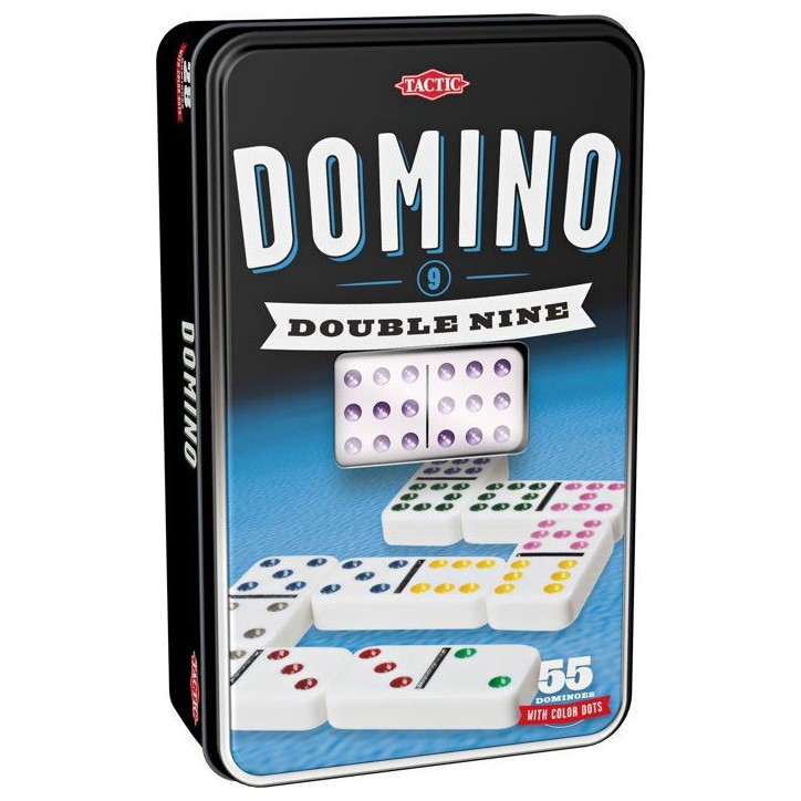DOMINO Double 9 - Jeux de société - TACTIC - Des 7 ans DOMINO Double 9 - Jeux de société - TACTIC - Des 7 ans