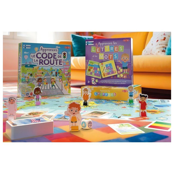 Apprenons les Lettres et les Mots - Jeu éducatif - TACTIC - 2 joueurs et plus - Des 4 ans Apprenons les Lettres et les Mots - Jeu éducatif - TACTIC - 2 joueurs et plus - Des 4 ans