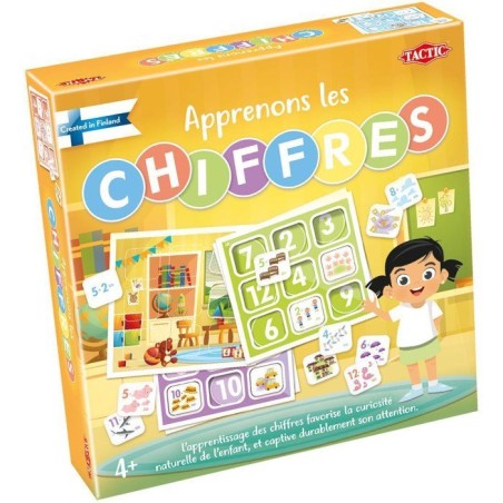 Apprenons les chiffres - Jeu éducatif - TACTIC - 2 joueurs et plus -