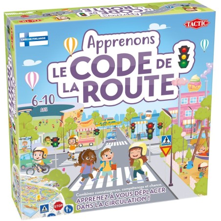 Apprenons le Code de la Route - Jeu éducatif - TACTIC - 2 joueurs et