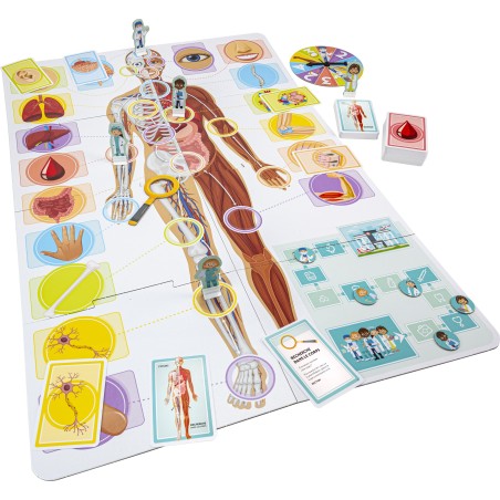 Apprenons le corps humain - Jeu éducatif - TACTIC - 2 joueurs et plus - Des 7 ans