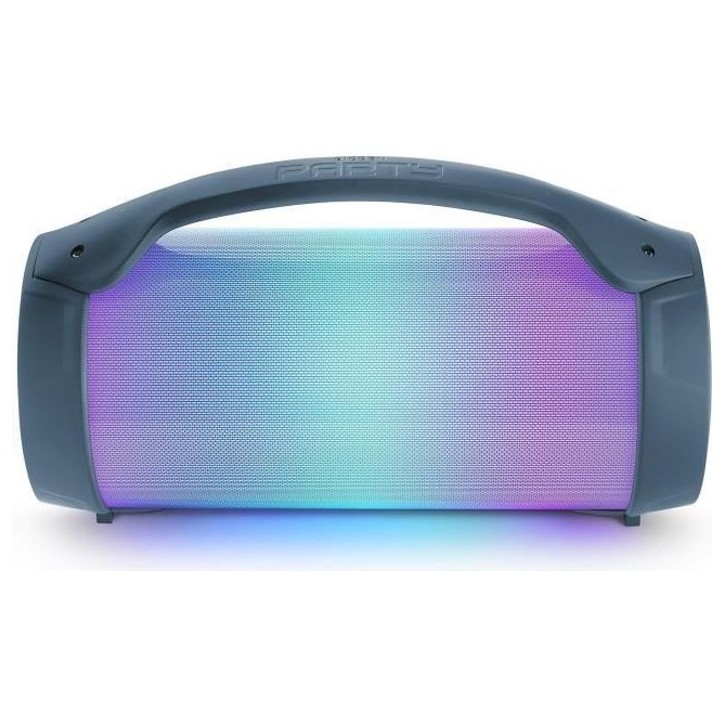 Enceinte lumineuse sans fil - BIGBEN PARTYBTLITEDB - Bluetooth - Micro inclus - Effets lumineux - 50W - Dark blue Enceinte lumineuse sans fil - BIGBEN PARTYBTLITEDB - Bluetooth - Micro inclus - Effets lumineux - 50W - Dark blue