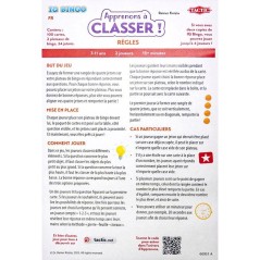 Apprenons a classer - Jeu de société - TACTIC - IQ Bingo - 2 joueurs