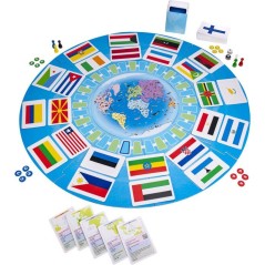 Drapeaux du Monde - Jeu de quiz - TACTIC - 2 a 6 joueurs - Des 8 ans