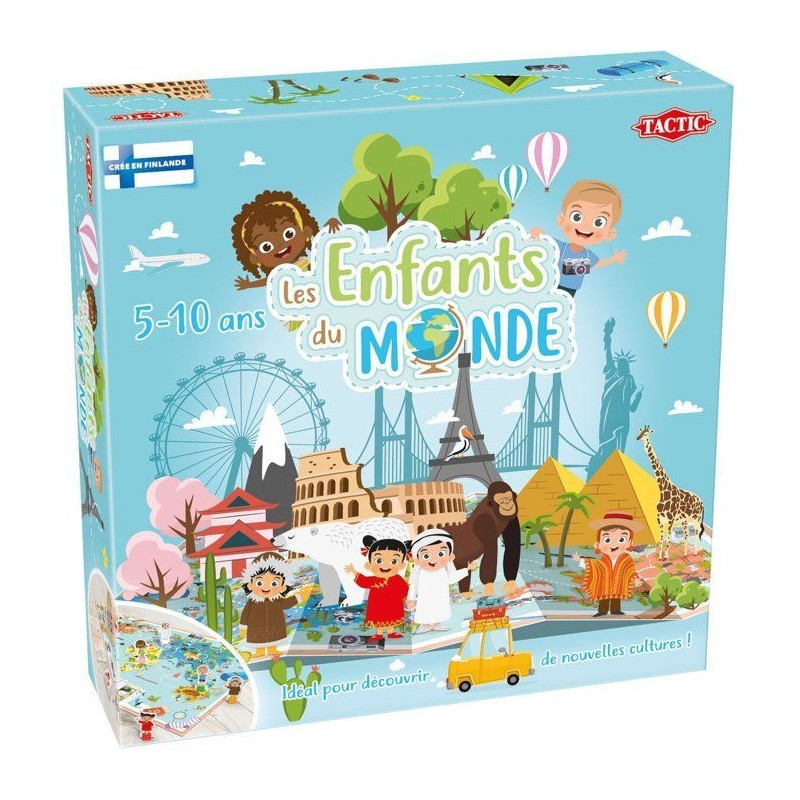 Les Enfants du Monde - Jeu coopératif - TACTIC - 2 joueurs et plus -
