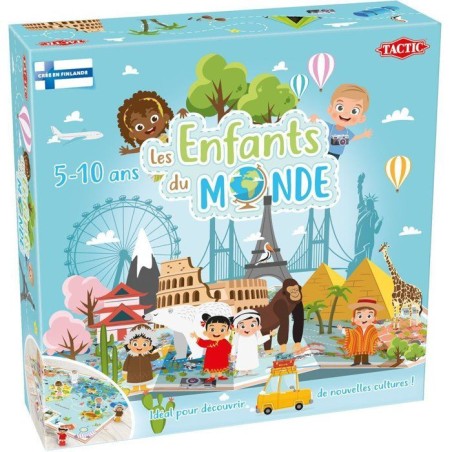 Les Enfants du Monde - Jeu coopératif - TACTIC - 2 joueurs et plus -