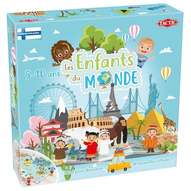 Les Enfants du Monde - Jeu coopératif - TACTIC - 2 joueurs et plus - Des 5 ans Les Enfants du Monde - Jeu coopératif - TACTIC - 2 joueurs et plus - Des 5 ans
