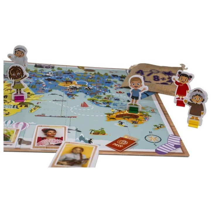 Les Enfants du Monde - Jeu coopératif - TACTIC - 2 joueurs et plus - Des 5 ans Les Enfants du Monde - Jeu coopératif - TACTIC - 2 joueurs et plus - Des 5 ans