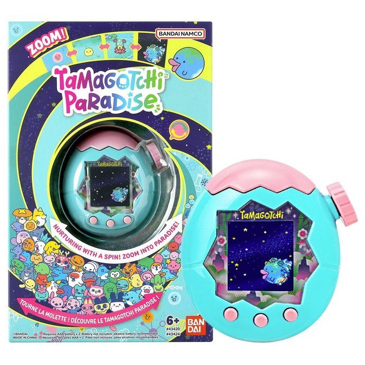 Tamagotchi - BANDAI - Tamagotchi Paradise - Modele Foret - Animal Virtuel a élever - Tamagotchi avec molette de Zoom - 43424 Tamagotchi - BANDAI - Tamagotchi Paradise - Modele Foret - Animal Virtuel a élever - Tamagotchi avec molette de Zoom - 43424