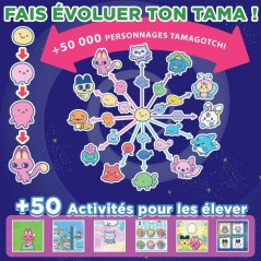 Tamagotchi - BANDAI - Tamagotchi Paradise - Modele Foret - Animal Virtuel a élever - Tamagotchi avec molette de Zoom - 43424