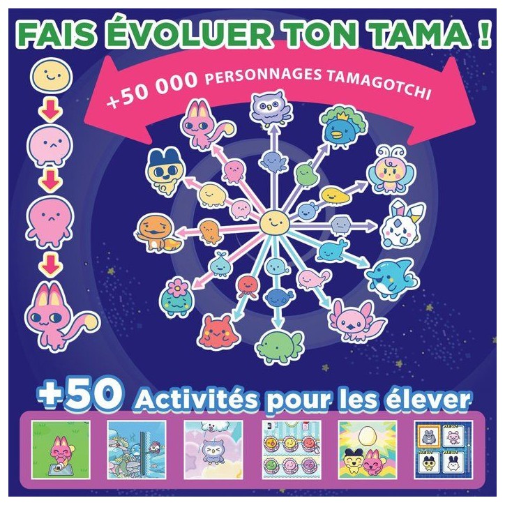 Tamagotchi - BANDAI - Tamagotchi Paradise - Modele Foret - Animal Virtuel a élever - Tamagotchi avec molette de Zoom - 43424 Tamagotchi - BANDAI - Tamagotchi Paradise - Modele Foret - Animal Virtuel a élever - Tamagotchi avec molette de Zoom - 43424