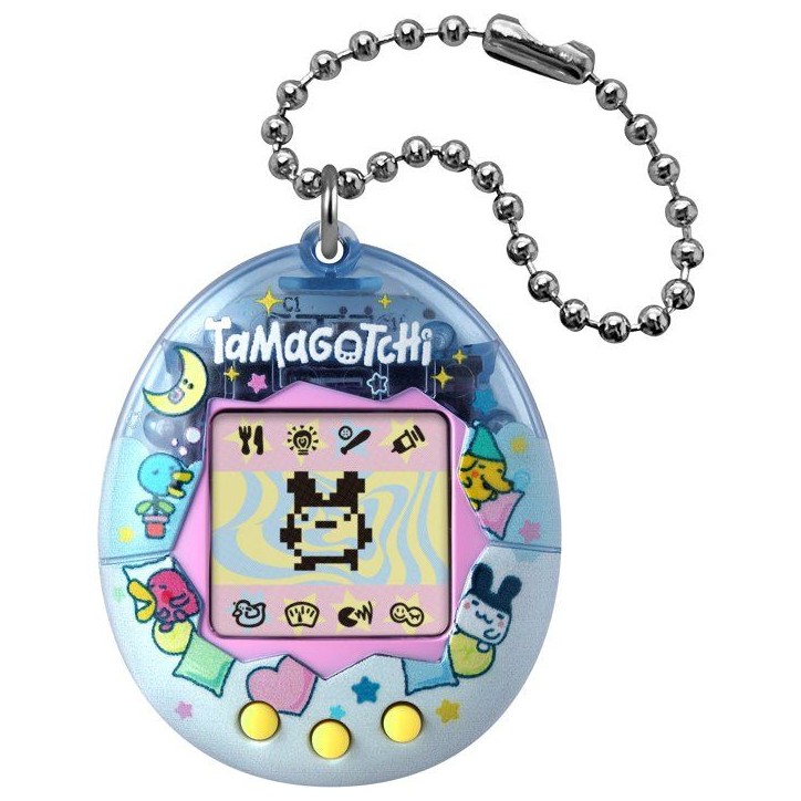 Tamagotchi - BANDAI - Tamagotchi original - Tama Sleeping - Animal électronique virtuel avec écran couleur, 3 boutons et jeux Tamagotchi - BANDAI - Tamagotchi original - Tama Sleeping - Animal électronique virtuel avec écran couleur, 3 boutons et jeux