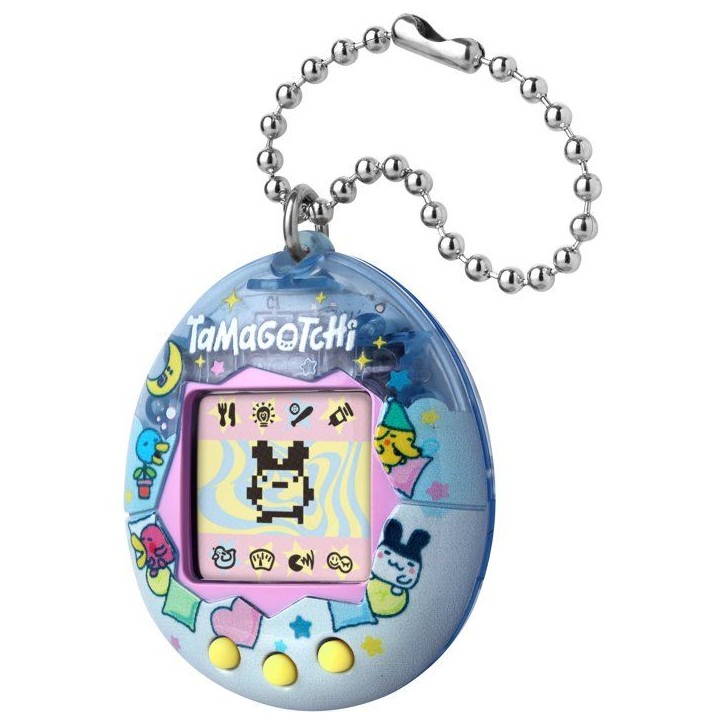Tamagotchi - BANDAI - Tamagotchi original - Tama Sleeping - Animal électronique virtuel avec écran couleur, 3 boutons et jeux Tamagotchi - BANDAI - Tamagotchi original - Tama Sleeping - Animal électronique virtuel avec écran couleur, 3 boutons et jeux