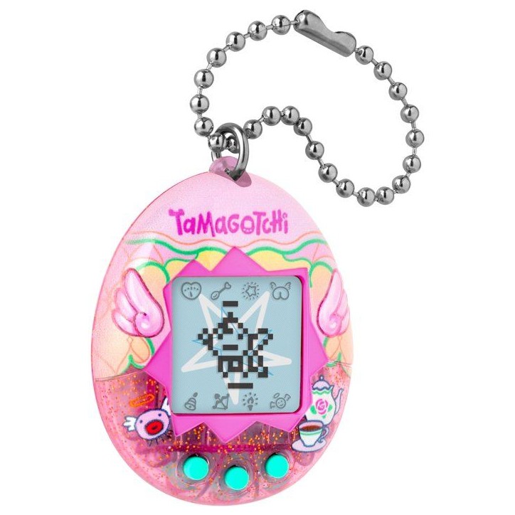 Tamagotchi - BANDAI - Tamagotchi original - Angel Teacup - Animal électronique virtuel avec écran couleur, 3 boutons et jeux Tamagotchi - BANDAI - Tamagotchi original - Angel Teacup - Animal électronique virtuel avec écran couleur, 3 boutons et jeux