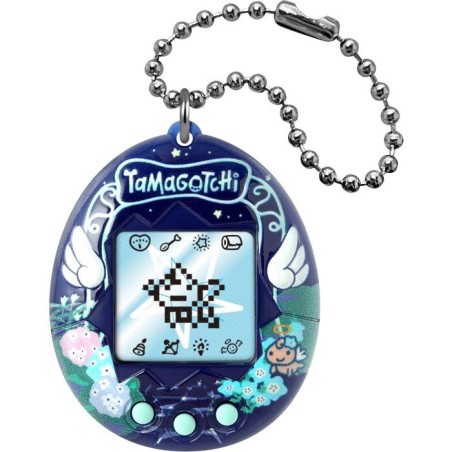 Tamagotchi - BANDAI - Tamagotchi original - Angel Night Garden - Animal électronique virtuel avec écran couleur, 3 boutons et