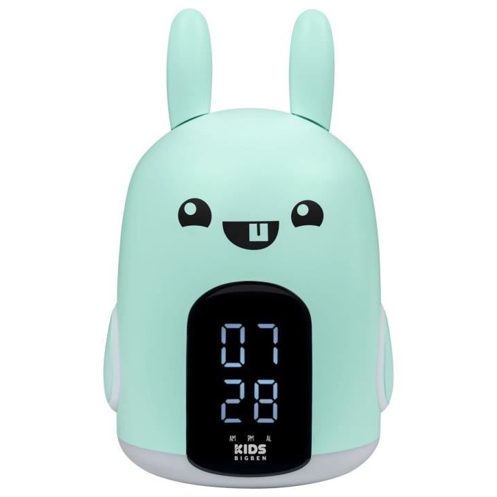 Réveil & Veilleuse Baxter le lapin - BIGBEN - 3 mélodies - Intensité lumineuse réglable - Affichage heure Réveil & Veilleuse Baxter le lapin - BIGBEN - 3 mélodies - Intensité lumineuse réglable - Affichage heure