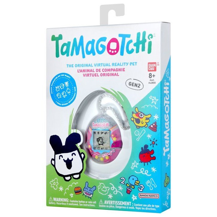 Tamagotchi - BANDAI - Tamagotchi original - Sporty - Animal électronique virtuel avec écran couleur, 3 boutons et jeux