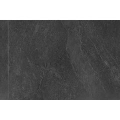 Table extensible Austin 80A - Décor ardoise foncé et anthracite - Al