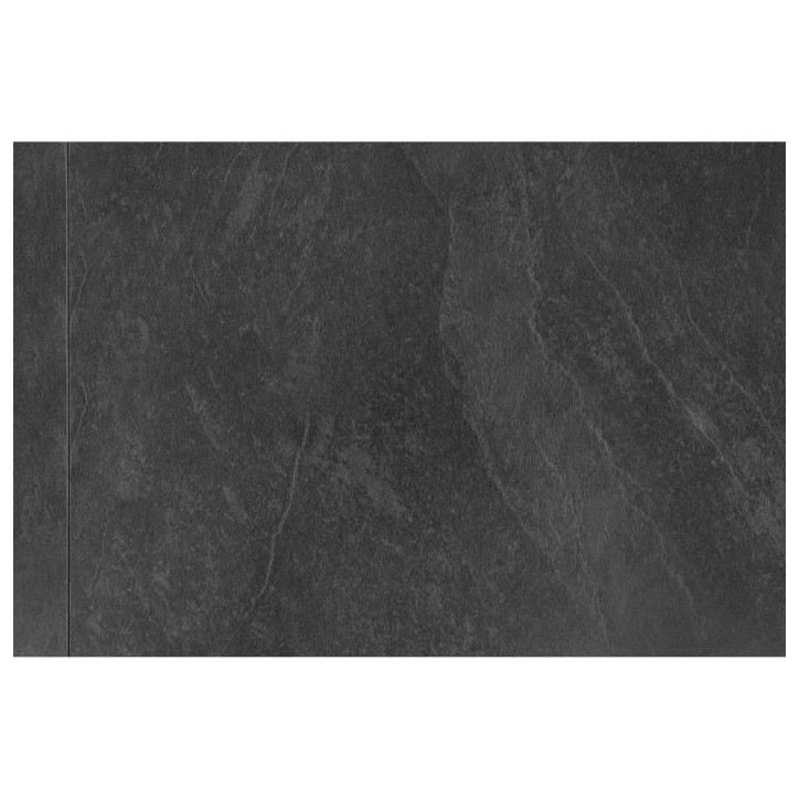 Table extensible Austin 80A - Décor ardoise foncé et anthracite - Allonge de 40 cm incluse - L160-200 x H75 x P90 cm Table extensible Austin 80A - Décor ardoise foncé et anthracite - Allonge de 40 cm incluse - L160-200 x H75 x P90 cm
