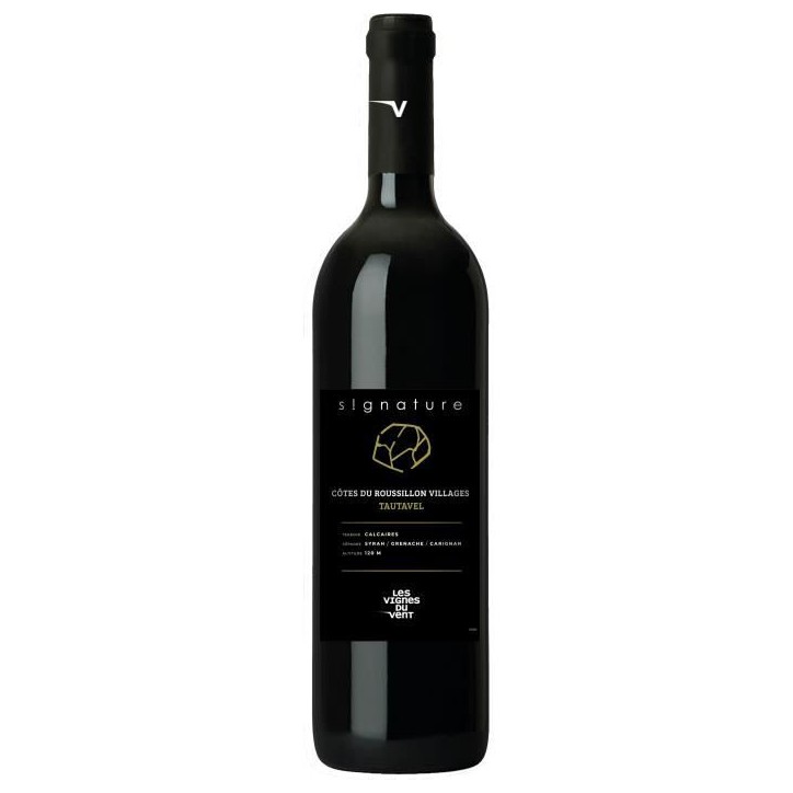 Les Vignes du vin Signature Tautavel 2021 Côtes du Roussillon Villages - Vin rouge de Languedoc