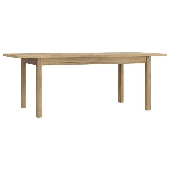 Table a manger extensible ouverture synchronisée - COMO - Chene - Rectangulaire - 160/207 x 90 x 76,6 cm Table a manger extensible ouverture synchronisée - COMO - Chene - Rectangulaire - 160/207 x 90 x 76,6 cm