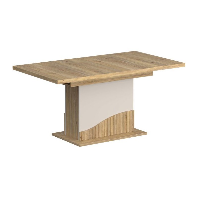Table a manger - PoeM - Extensible - Rectangulaire - Sable / Chene - 8