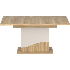 Table a manger - PoeM - Extensible - Rectangulaire - Sable / Chene - 8