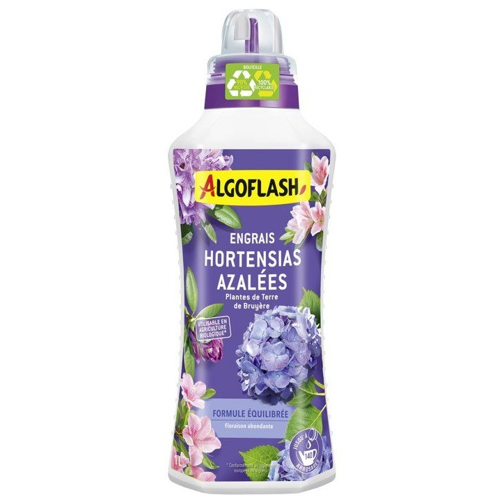 Engrais hortensias - ALGOFLASH - 1 L Engrais hortensias - ALGOFLASH - 1 L