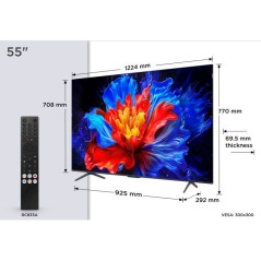 TCL 55P89K - TV QLED 55 (138 cm) - 4K UHD 3840x2160 144 Hz - Dolby Vis