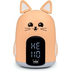 Réveil & Veilleuse Mia le chat - BIGBEN - 3 mélodies - Intensité lu