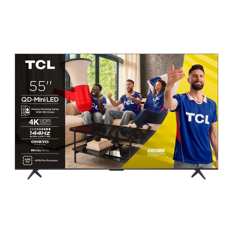 TCL 55C6K - TV QLED MiniLED 55 (140 cm) - 4K UHD 3840x2160 - 144 Hz -