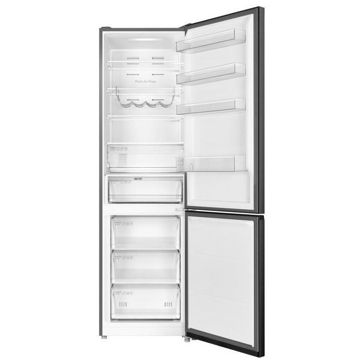 Réfrigérateur combiné - TCL - RP350BBE0 - 350 L - Classe E - 59,5 x 60 x 201 cm - Noir