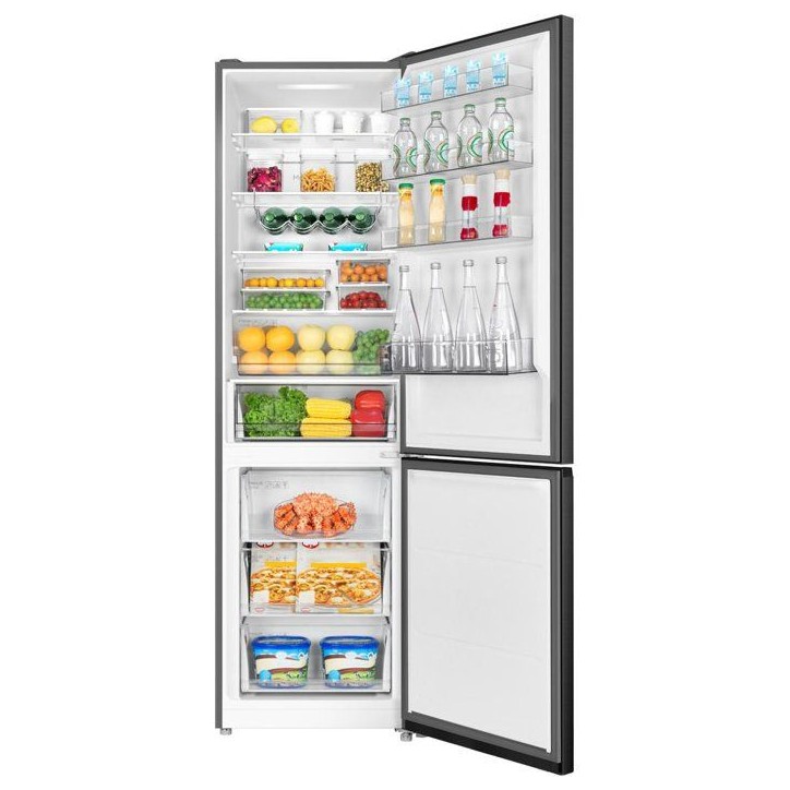 Réfrigérateur combiné - TCL - RP350BBE0 - 350 L - Classe E - 59,5 x 60 x 201 cm - Noir