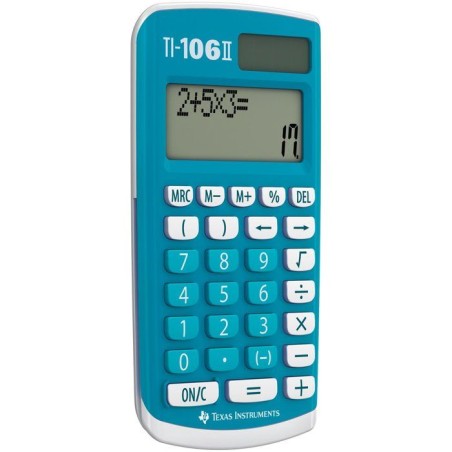 Calculatrice scientifique - TEXAS INSTRUMENTS - TI-106 II Solaire - Bleu
