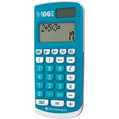 Calculatrice scientifique - TEXAS INSTRUMENTS - TI-106 II Solaire - Bl