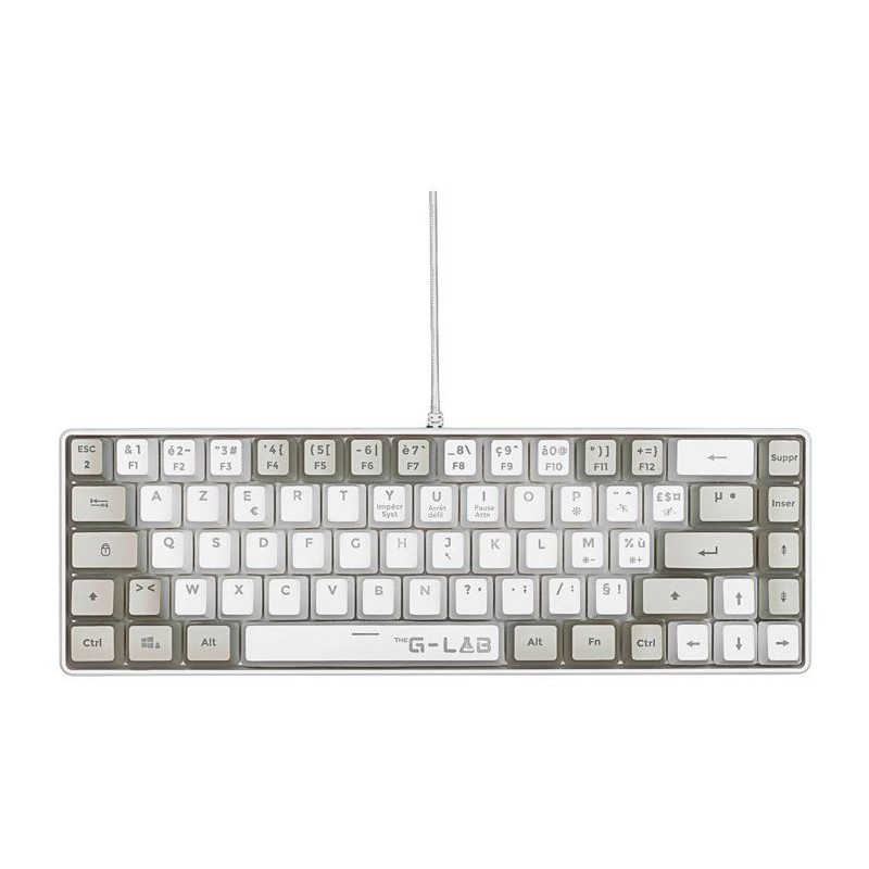 Clavier Gamer filaire - THE G-LAB - KEYZ-HYDRO-WG/FR - 60% format comp