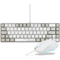 Pack 2 en 1 - THE G-LAB - Combo Hydrogen - Clavier AZERTY - Souris fil