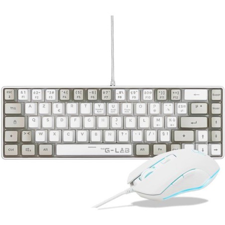 Pack 2 en 1 - THE G-LAB - Combo Hydrogen - Clavier AZERTY - Souris fil