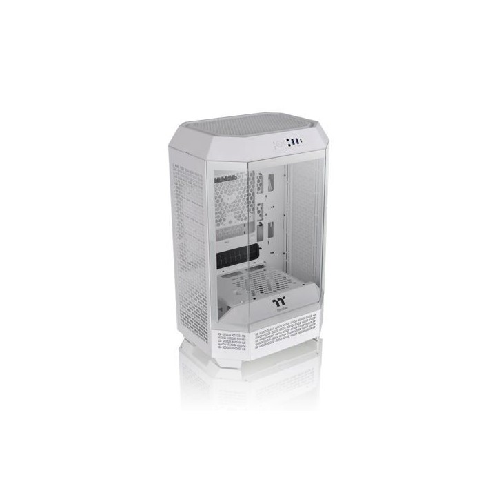 Boîtier PC - THERMALTAKE - The TOWER 300 Snow (Blanc) - Mini tour - Format Micro-ATX - 3 baies internes Boîtier PC - THERMALTAKE - The TOWER 300 Snow (Blanc) - Mini tour - Format Micro-ATX - 3 baies internes