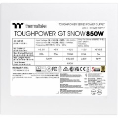 THERMALTAKE - Toughpower GT Snow - Alimentation PC - 850 W - 80+ Gold
