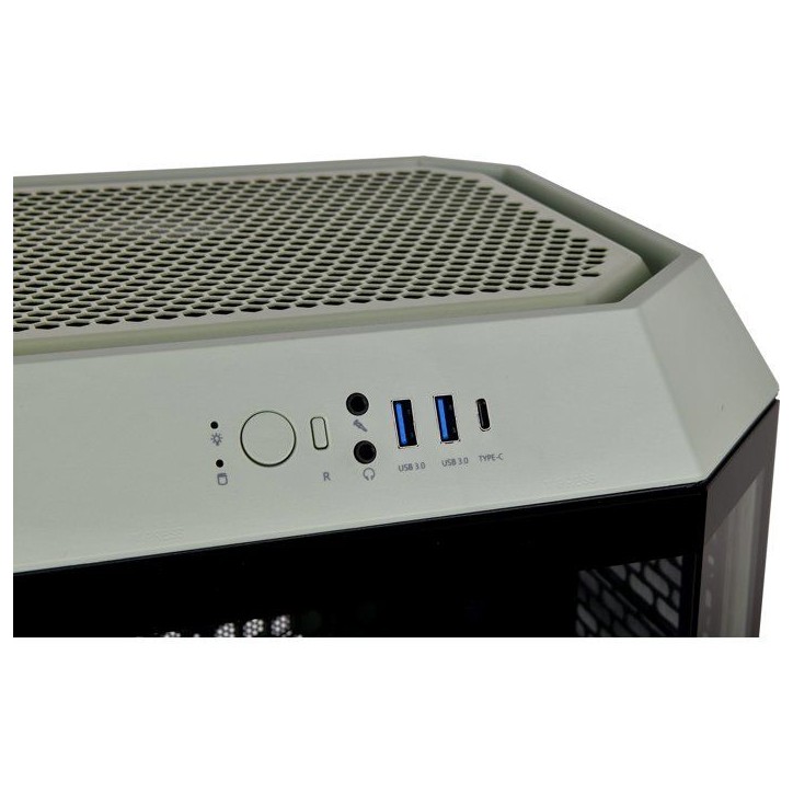THERMALTAKE - CA-1Y4-00SEWN-00 - The TOWER 300 - Boitier PC sans alimentation - Mini tour - Format Micro-ATX - Matcha Green THERMALTAKE - CA-1Y4-00SEWN-00 - The TOWER 300 - Boitier PC sans alimentation - Mini tour - Format Micro-ATX - Matcha Green