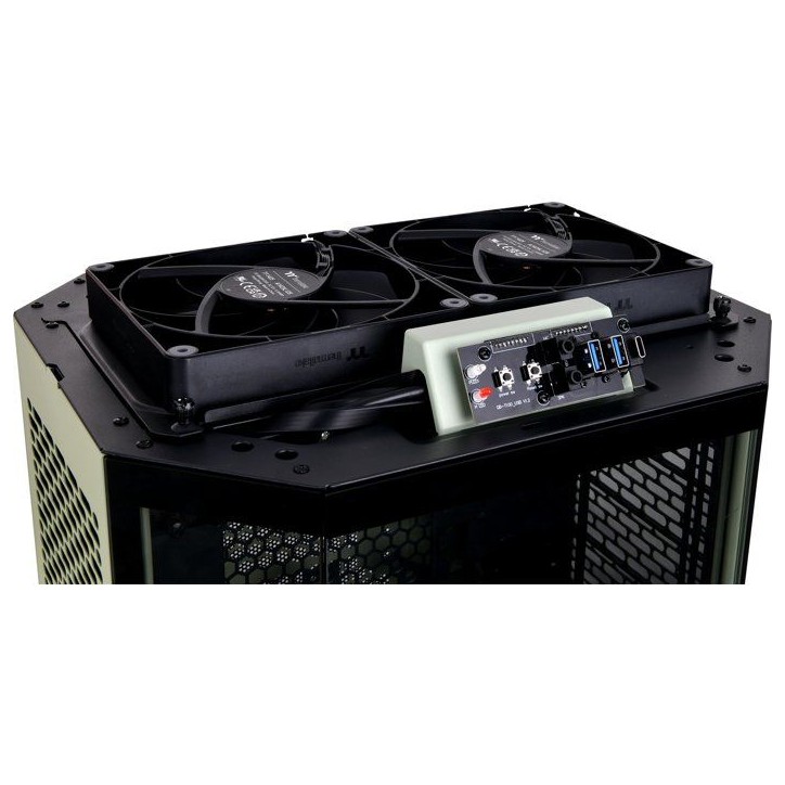 THERMALTAKE - CA-1Y4-00SEWN-00 - The TOWER 300 - Boitier PC sans alimentation - Mini tour - Format Micro-ATX - Matcha Green THERMALTAKE - CA-1Y4-00SEWN-00 - The TOWER 300 - Boitier PC sans alimentation - Mini tour - Format Micro-ATX - Matcha Green