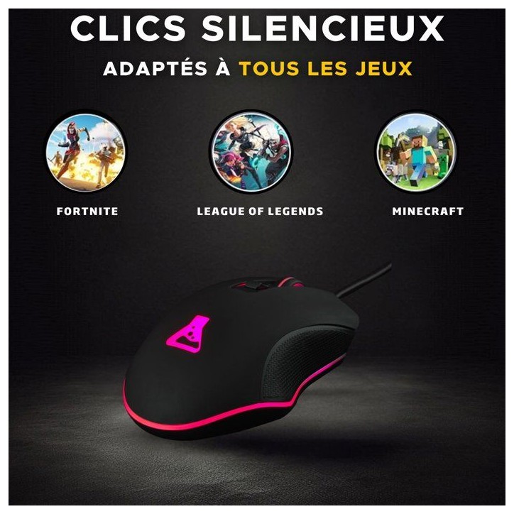 Souris gaming THE G-LAB Kult Helium Pro 12800 DPI Souris gaming THE G-LAB Kult Helium Pro 12800 DPI