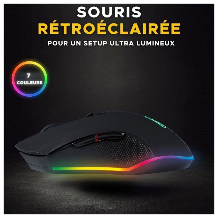 Souris gaming THE G-LAB Kult Helium Pro 12800 DPI Souris gaming THE G-LAB Kult Helium Pro 12800 DPI