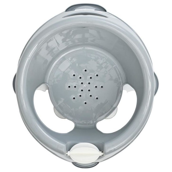 THERMOBABY Anneau de bain enfant AQUAFUN Gris - Jouet blanc THERMOBABY Anneau de bain enfant AQUAFUN Gris - Jouet blanc