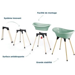 Kit Baignoire - THERMOBABY - VASCO - Vert Sauge