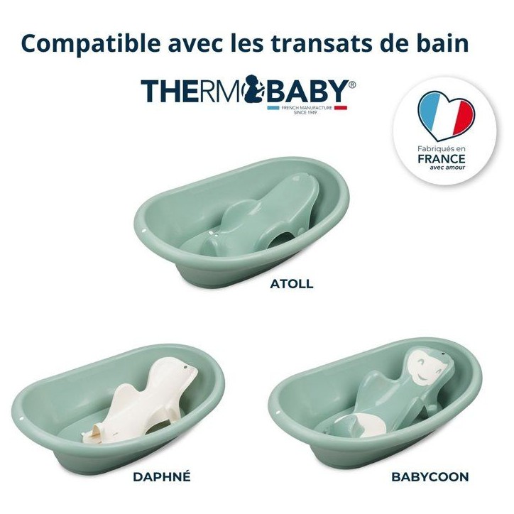 Kit Baignoire - THERMOBABY - VASCO - Vert Sauge