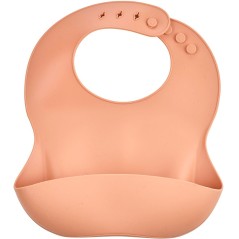 Bavoir silicone - THERMOBABY - Avec récupérateur - Peche
