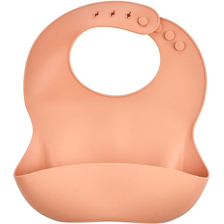 Bavoir silicone - THERMOBABY - Avec récupérateur - Peche